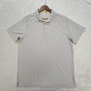 Snake Eyes Polo Mens XL Light Gray Short Sleeve Dry-18 Collared Golf Lightweight
